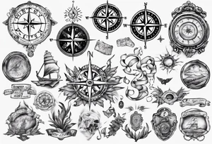 Mystery Trip from Cincinnati w/compass tattoo idea