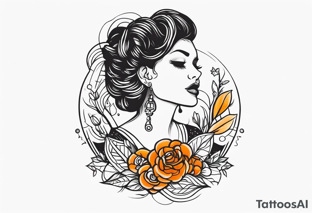 tattoo for full sleeve, old school style tattoo idea