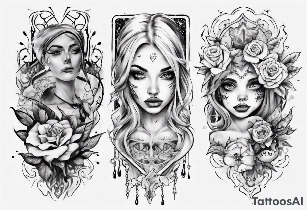 Female forearm tattoo daughter son not Gothic tattoo idea