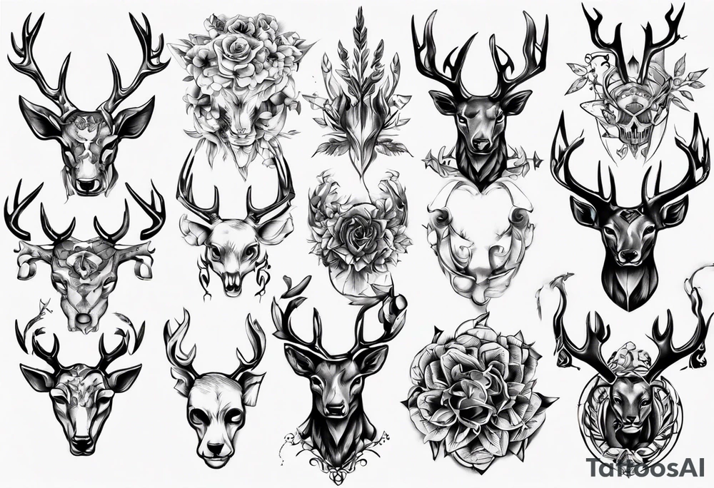 jäger schießt ein reh tattoo idea