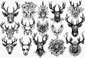 jäger schießt ein reh tattoo idea