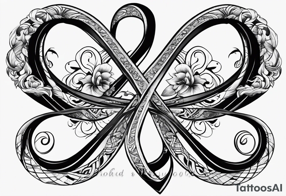 Infinity symbol tattoo idea