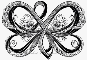 Infinity symbol tattoo idea