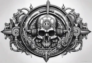 Adeptus mechanicus symbol tattoo idea