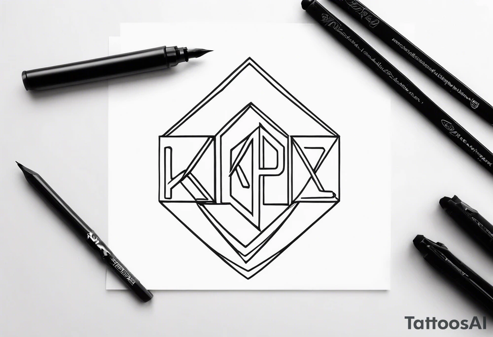 Initials KPL tattoo idea