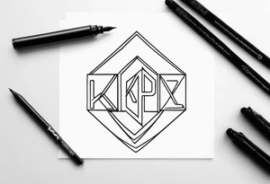 Initials KPL tattoo idea