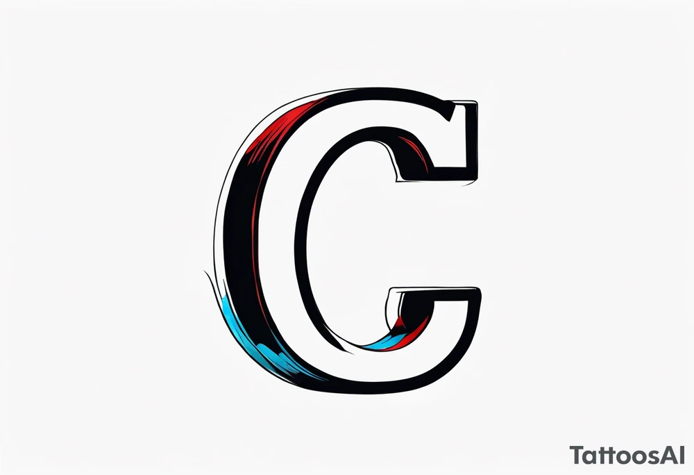 letter c tattoo idea