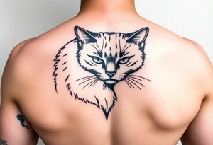 Black Cat tattoo idea