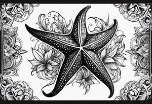 star fish
  pattern tattoo idea