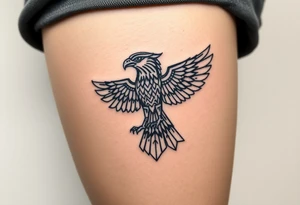 horus is egyptian mythology as a falcon and associated with taurus ruling by venus tattoo idea