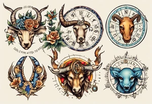 zodiac tattoo idea
