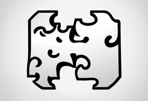 puzzle piece tattoo idea