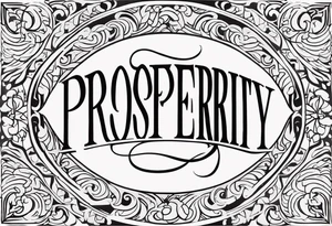Prosperity tattoo idea