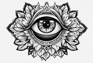 shit with eyes tattoo idea