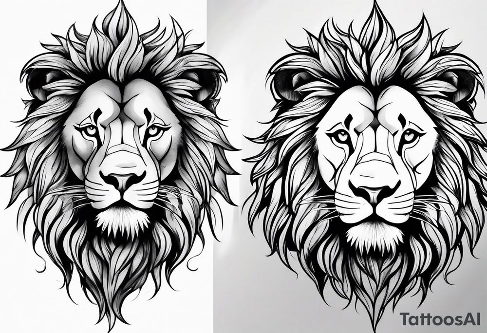 lion tattoo idea