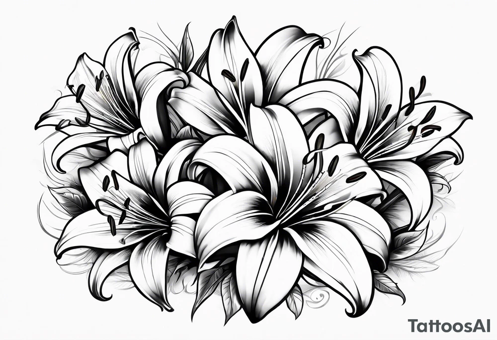 Lillies tattoo idea