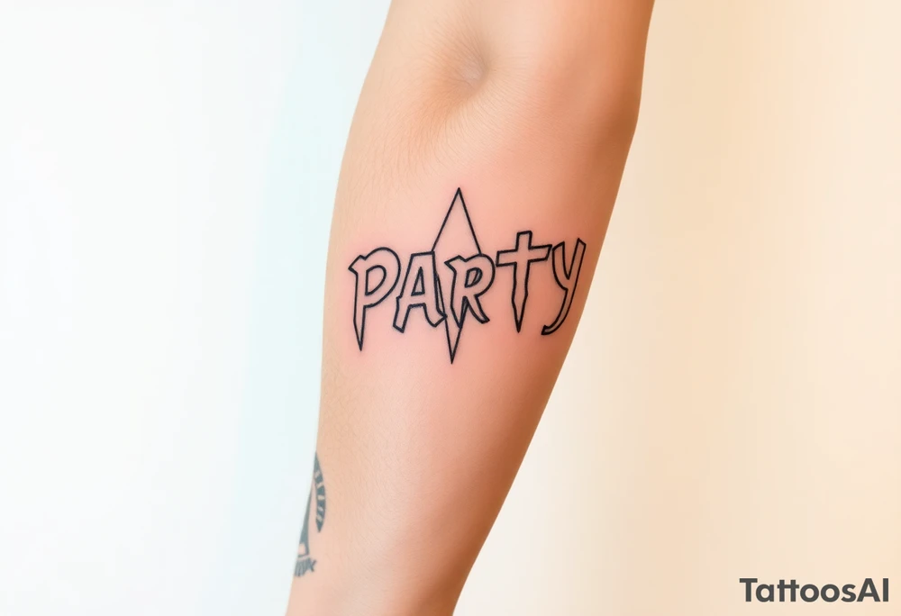 Party tattoo idea