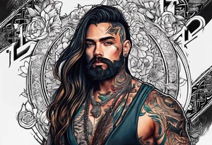 life death deception work family love tattoo idea