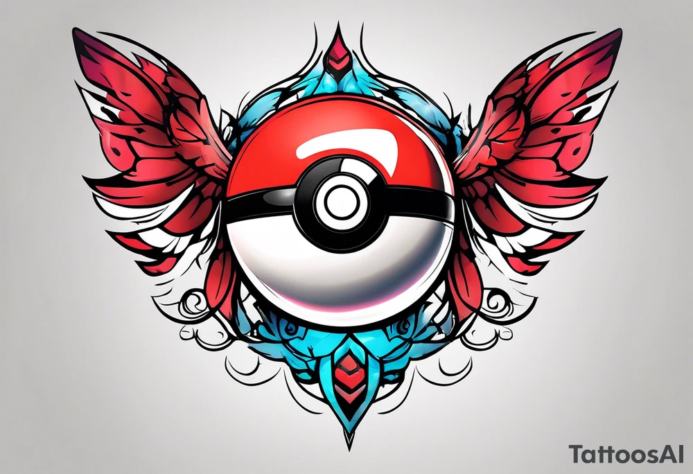simple pokeball tattoo tattoo idea