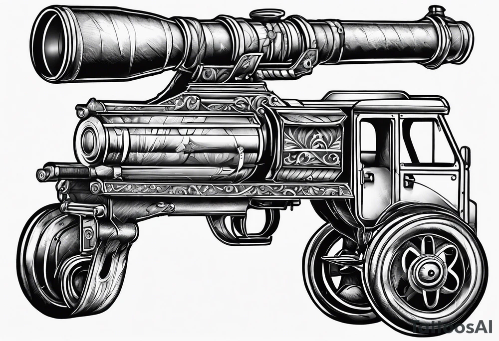 AT4 rocket launcher tattoo idea