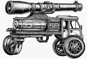 AT4 rocket launcher tattoo idea