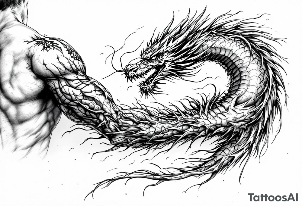 dragon tattoo idea