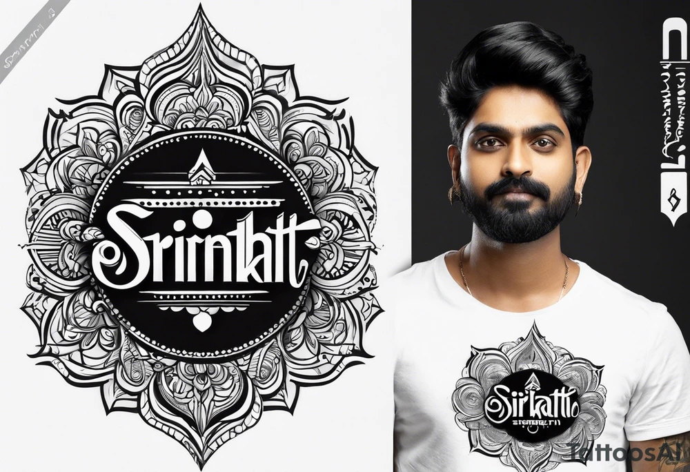 Srikanth name tattoo idea