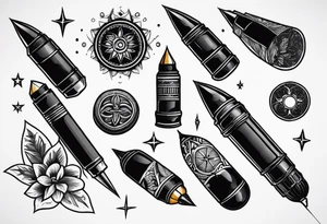 bullet tattoo idea