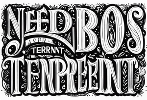 Ned Aspera Terrent tattoo idea