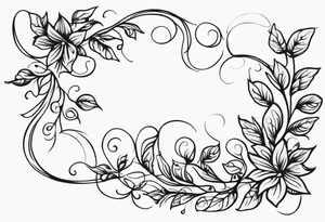 Long Vines tattoo idea