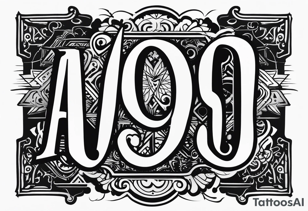 A banner that reads AO..BUSHWICK tattoo idea