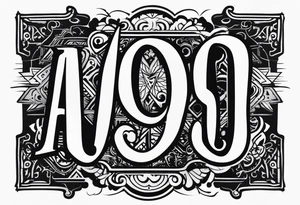 A banner that reads AO..BUSHWICK tattoo idea