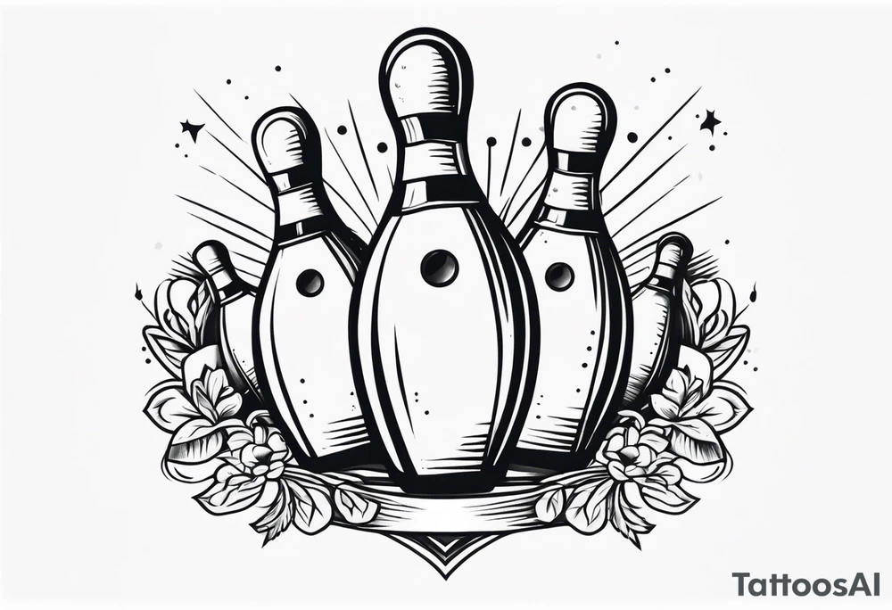 Bowling tattoo idea