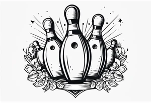 Bowling tattoo idea