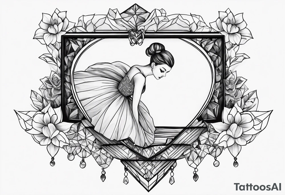 ballerina jewelry box tattoo idea