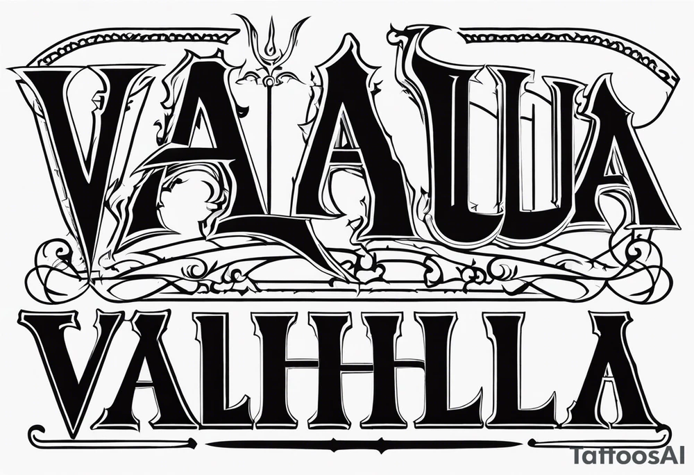 Valhalla tattoo idea