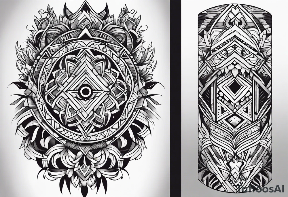 Cover Up Tribal tattoo idea