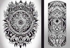 Cover Up Tribal tattoo idea