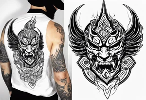 DJ WARRIOR BATTLE tattoo idea