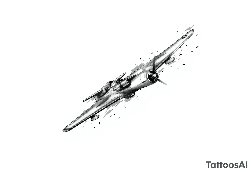 aviation sleeve tattoo idea