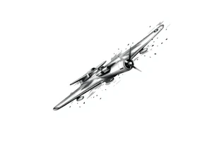 aviation sleeve tattoo idea