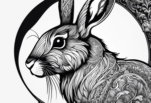 Rabbit tattoo idea