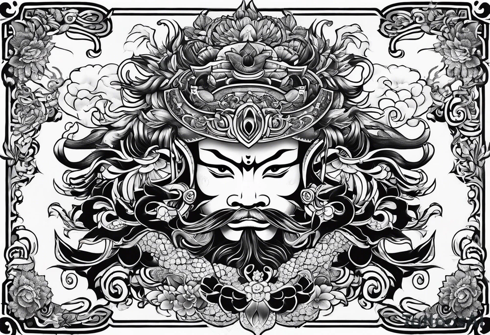 vietnamese bau cua tattoo idea