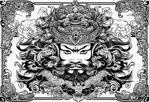 vietnamese bau cua tattoo idea