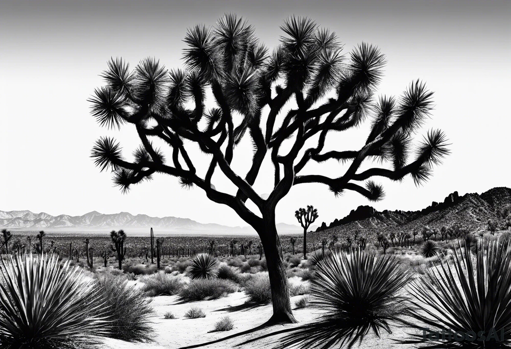 Joshua tree tattoo idea