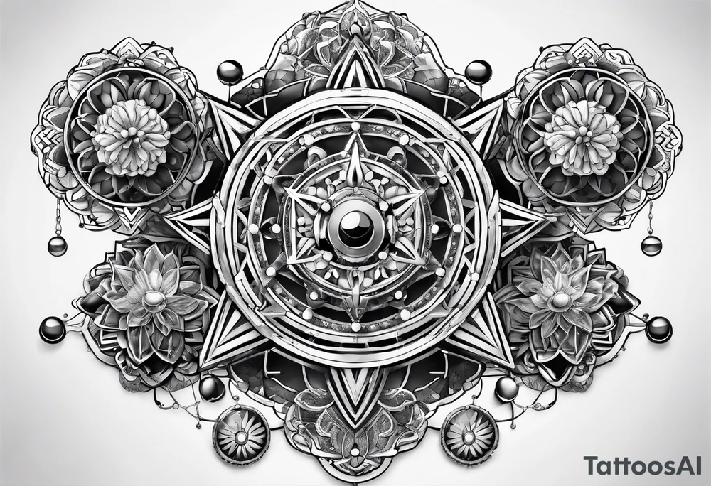 DMT molecule structure 11 tattoo idea
