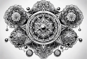DMT molecule structure 11 tattoo idea