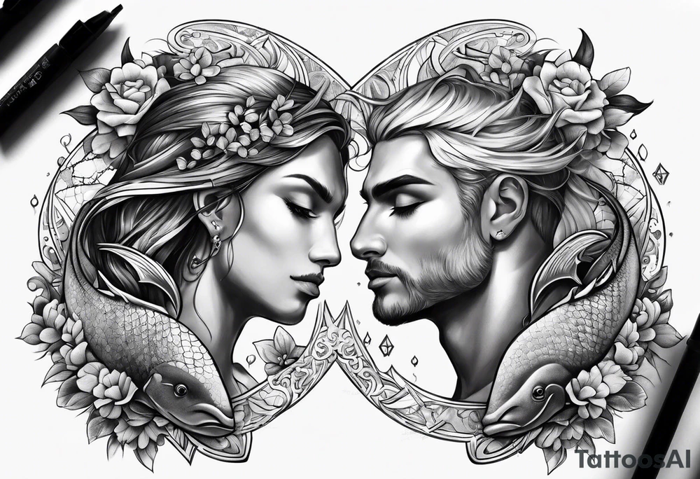 masculine pisces friendship tattoo idea tattoo idea