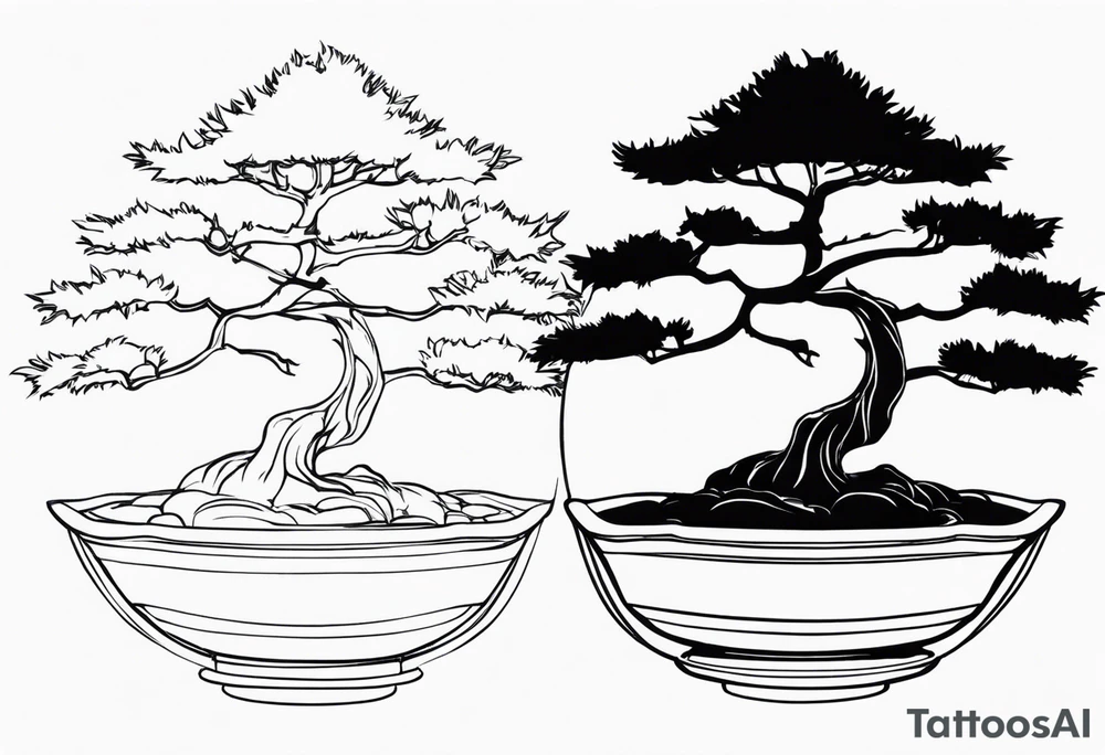 bonsai tattoo idea