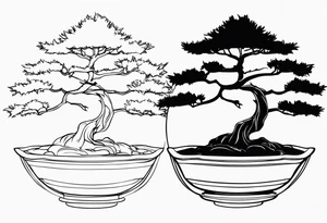 bonsai tattoo idea